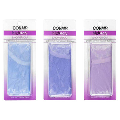 Conair Shower Cap - 1 pk (assorted colors)