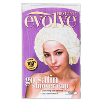 Firstline Evolve Go Satin Shower Cap - Ivory