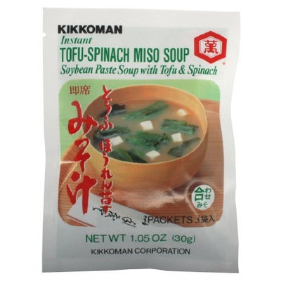 Kikkoman Instant Miso Spinach Soup, 1.05-Ounce Units (Pack of 12)