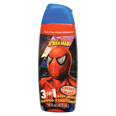 Spiderman 3 in 1 Body Wash Shampoo and Conditioner