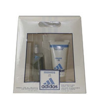 Adidas Moves By Adidas For Women Edt Spray 1 Oz & Body Lotion 2 Oz