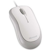 Microsoft P58-00062 Basic Optical Mouse - USB, Ambidextrous Design, Customizable Buttons, Ergonomic, Mac/Windows, White