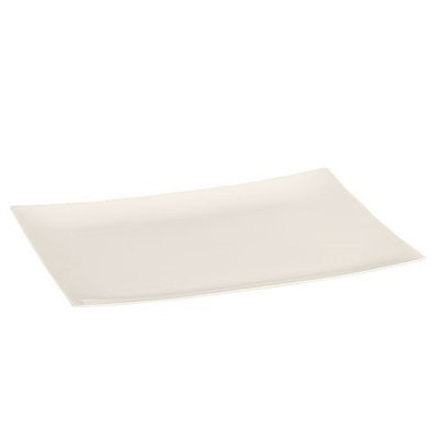 King Zak Ind Lillian Tablesettings 35690 Dinnerware 9 in. Sahara Rectangular Plate - 120 Per Case