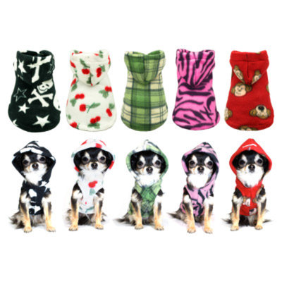 Hip Doggie Cherry Polar Fleece Hoodie