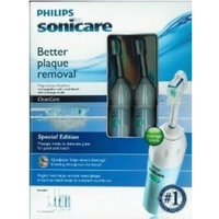 Philips Sonicare Essence Premium Edition 2 Sets - Rechargeable Sonic Toothbrush (2 Handles with Quadpacer, 2 Charger Bases, 3 Standard Brush Heads)