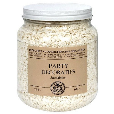 India Tree Nature's Colors Snowflakes Party Decoratifs, 32 oz