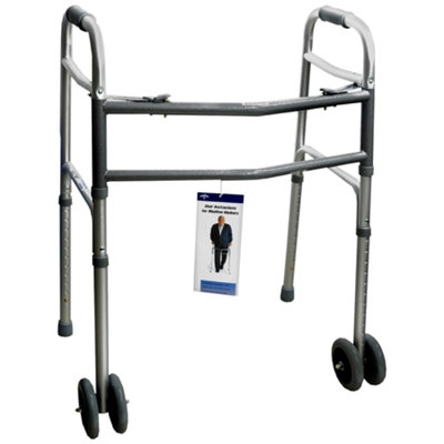 Medline Extra-Wide Two-Button Walker