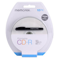 Memorex Cd-r80 10 Pack Blister Printable