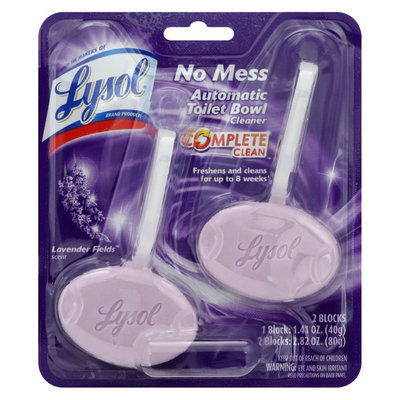 Lysol Lavender Fields No Mess Automatic Toilet Bowl Cleaner 2 ct