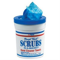 Box Partners SCRUBS Scrubs In-a-Bucket Hand Cleaner Towels