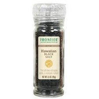 Frontier Natural Products Hawaiian Black Salt Gourmet Salt Grinders - 3.5 oz