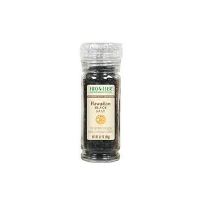 Frontier Natural Products Hawaiian Black Salt Gourmet Salt Grinders - 3.5 oz