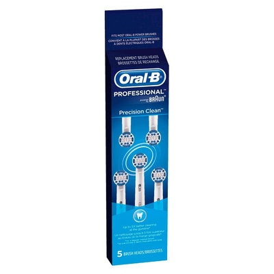 Oral-B Professional Precision Clean Replacement Brush Heads, 5 count