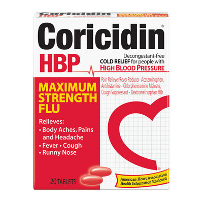 Coricidin Maximum Strength Flu Hbp 1 CT