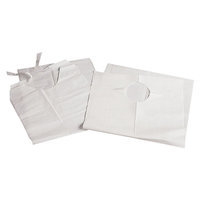 MEDLINE White BIB, PLASTIC, CRUMB CATCHER,16