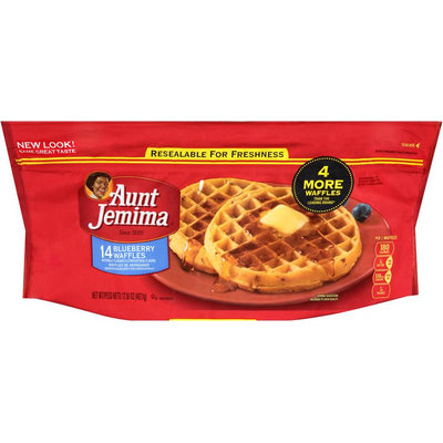 Aunt Jemima Frozen Breakfast Blueberry Waffles