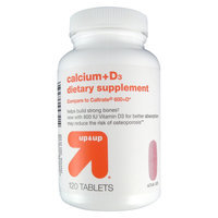 up & up Dietary Supplement Calcium Tablets - 120 Count