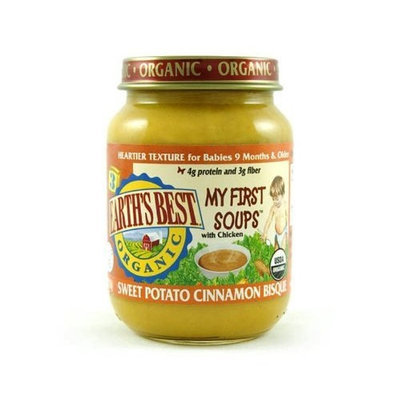 Earth's Best Earthsbest Soup-Bisque/Sweet Potato Cinnamon(95% Organic), 6-Ounce (Pack of 12)