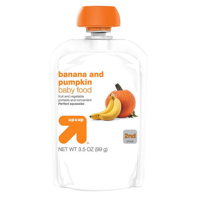 up & up Baby Food - 2nd Stage - Banana and Pumpkin - 3.5 oz