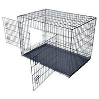 Bestpet 36 Pet Folding Dog Cat Crate Cage Kennel w/ABS Tray LC