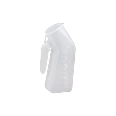 Mabis 541-5076-9750 Non-Autoclavable Male Urinal with Cover - Case of 50