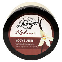 Village Naturals Aromatherapy Relax Body Butter - 8 oz