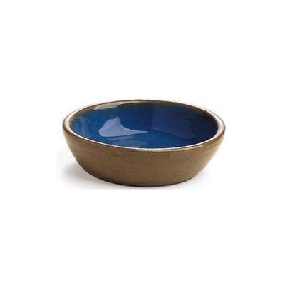 Ethical Stoneware Dish Striped Stoneware 5x2 Inch 6119