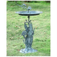 SPI Home Turtle and Fish Sundial/Birdbath