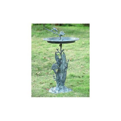 SPI Home Turtle and Fish Sundial/Birdbath