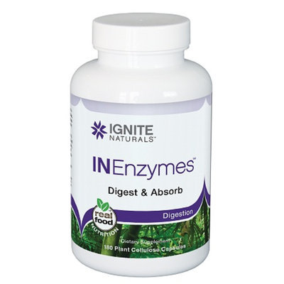 Ignite Naturals IN Enzymes Capsules, 180 caps