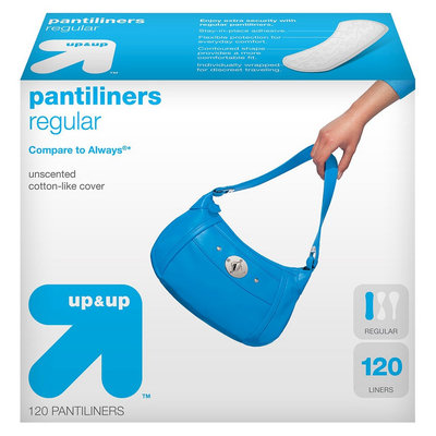 up & up Thin Pantiliners Regular Unscented - 120 Count
