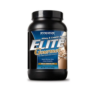 Dymatize Nutrition Whey & Casein Blend, Elite Gourmet, Milk Chocolate, 2-Pounds