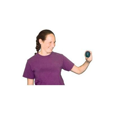 CanDo 10-1494 Gel Squeeze Ball Standard Circular Blue Heavy