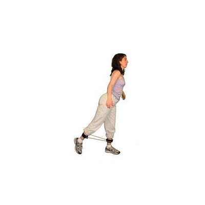 Cando Green Exercise Tubing with Ankle Cuffs - Medium