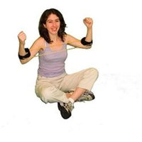 Cando Red Exercise Tubing with Ankle Cuffs - Easy