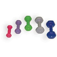 CanDo 10-0558 Vinyl Coated Dumbbell 9 Lb. Yellow Each