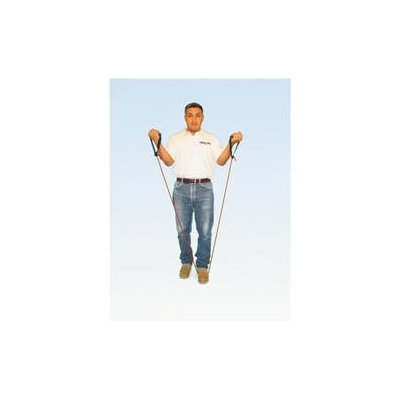 Cando 25' No Latex Green Exercise Tubing - Medium