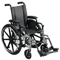 Drive Medical Viper Black Flip Back Desk Arm Wheelchair
