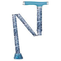 Drive Medical Glow and Go Folding Cane Tie-Dye