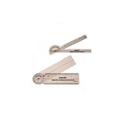 Baseline 360 degree clear plastic rulongmeter, 6 inches