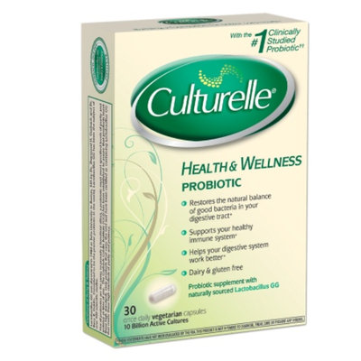 Culturelle Probiotic All Natural Dairy & Gluten Free Vegetable Capsules Lactobacillus GG