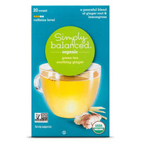 Simply Balanced Organic Soothing Ginger Green Tea 20 ct