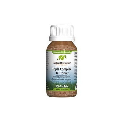 Native Remedies UTT001 Triple Complex UT Tonic for Bladder Irritation 360 Tablets