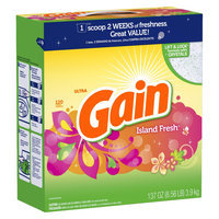 Ultra Gain Island Fresh Laundry Detergent Powder - 120 loads