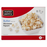 Market Pantry Butter Microwave Popcorn 6 pk