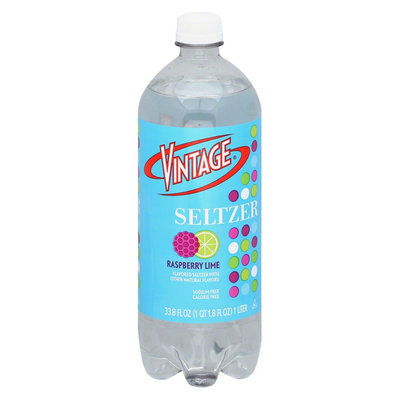 Vintage Raspberry Lime Seltzer 33.8 oz