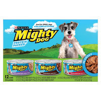 Nestlé Mighty Dog Protein Packed for Small Dogs Variety Wet Dog Food - 5.5