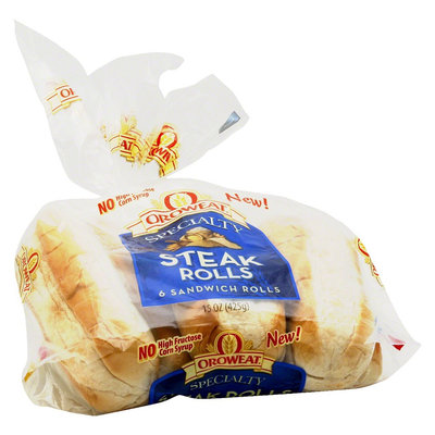 Arnold's Oroweat Specialty Steak Rolls 8 ct
