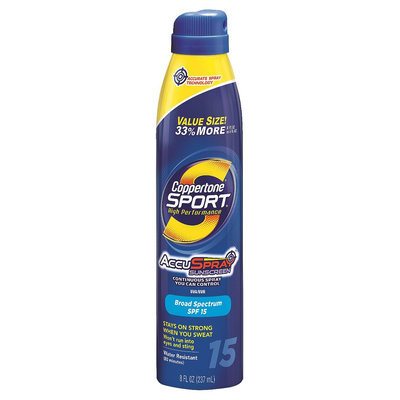 Schering-plough SPF 15 Coppertone 8oz Sport Cspray