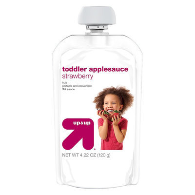 up & up Strawberry Toddler Applesauce - 4.22 oz
